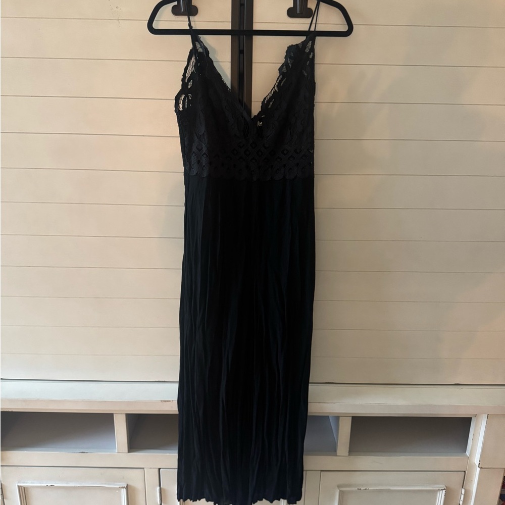 Miss Love Black Lace Jumpsuit